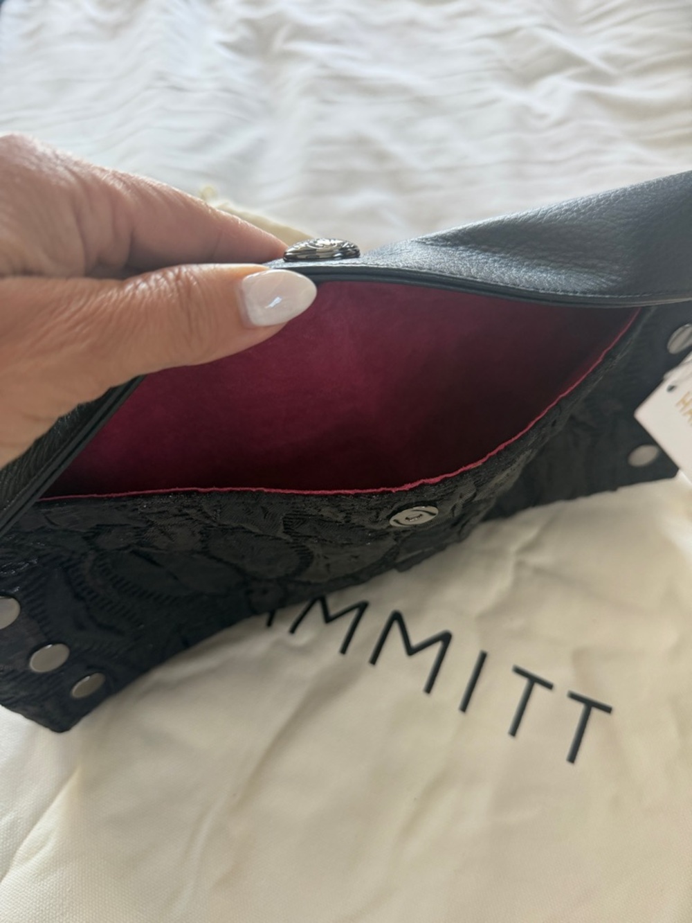 Hammitt Black Leather
Invitation Clutch- - Picture 4 of 4